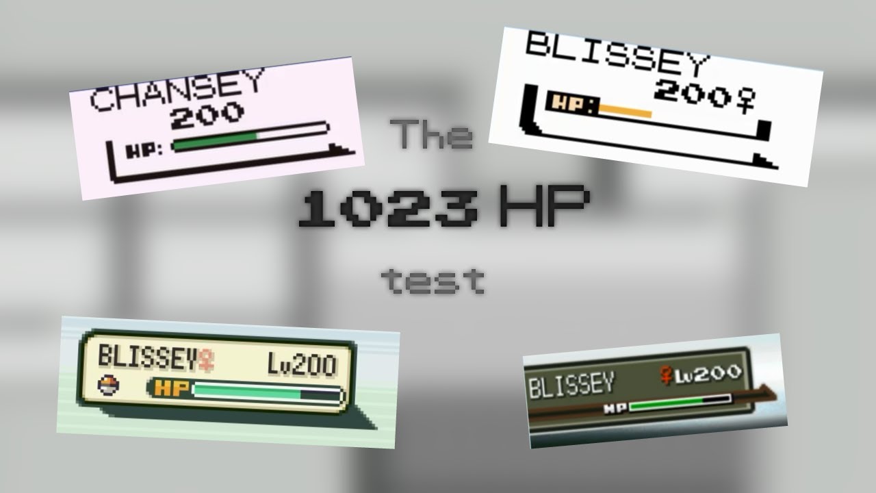 the 1023hp test | pokemon (gens 1-5)