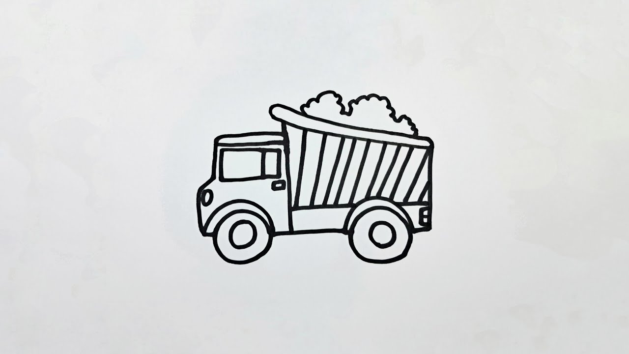 How to draw TRUCK 🛻 🚚 for kids 