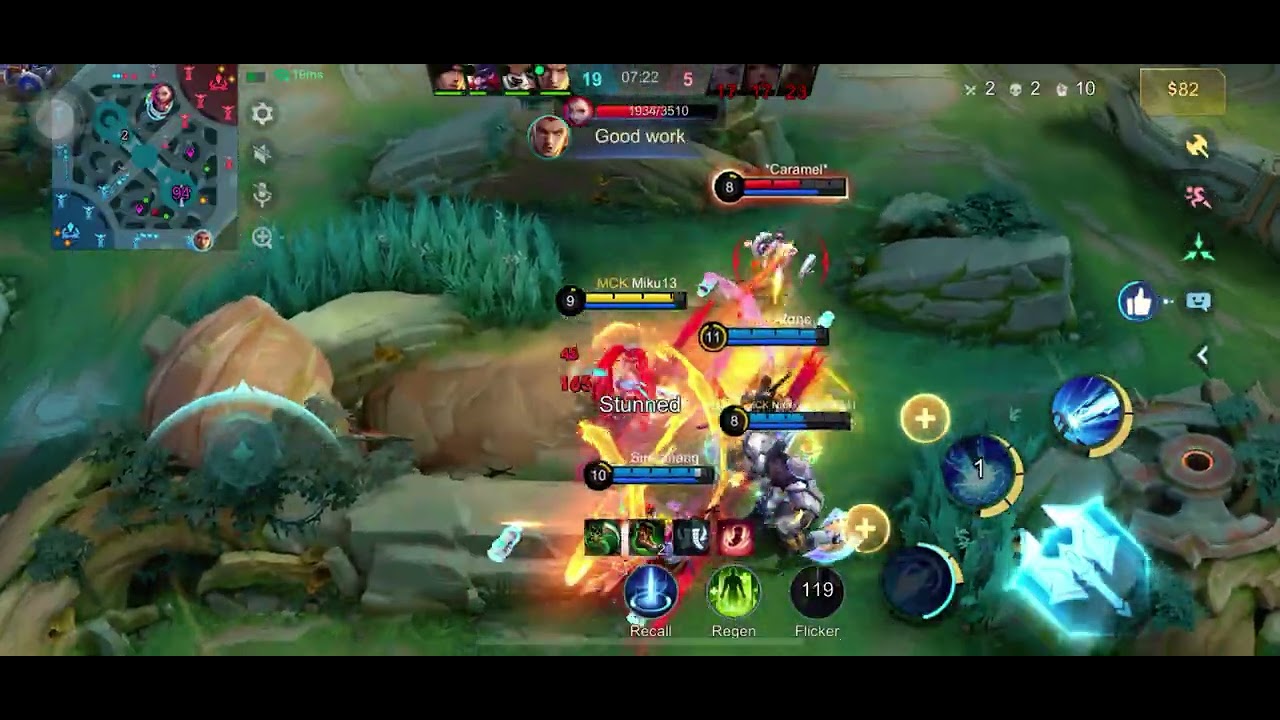 Teammate two manaic and Layla sweet manaic as well 