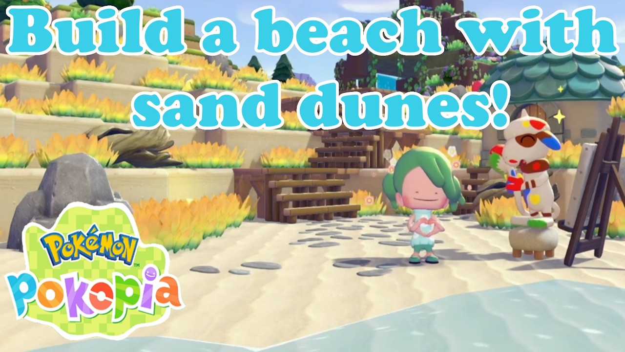 Cozy Beach Build with Sand Dunes and Natural Beach Water Line