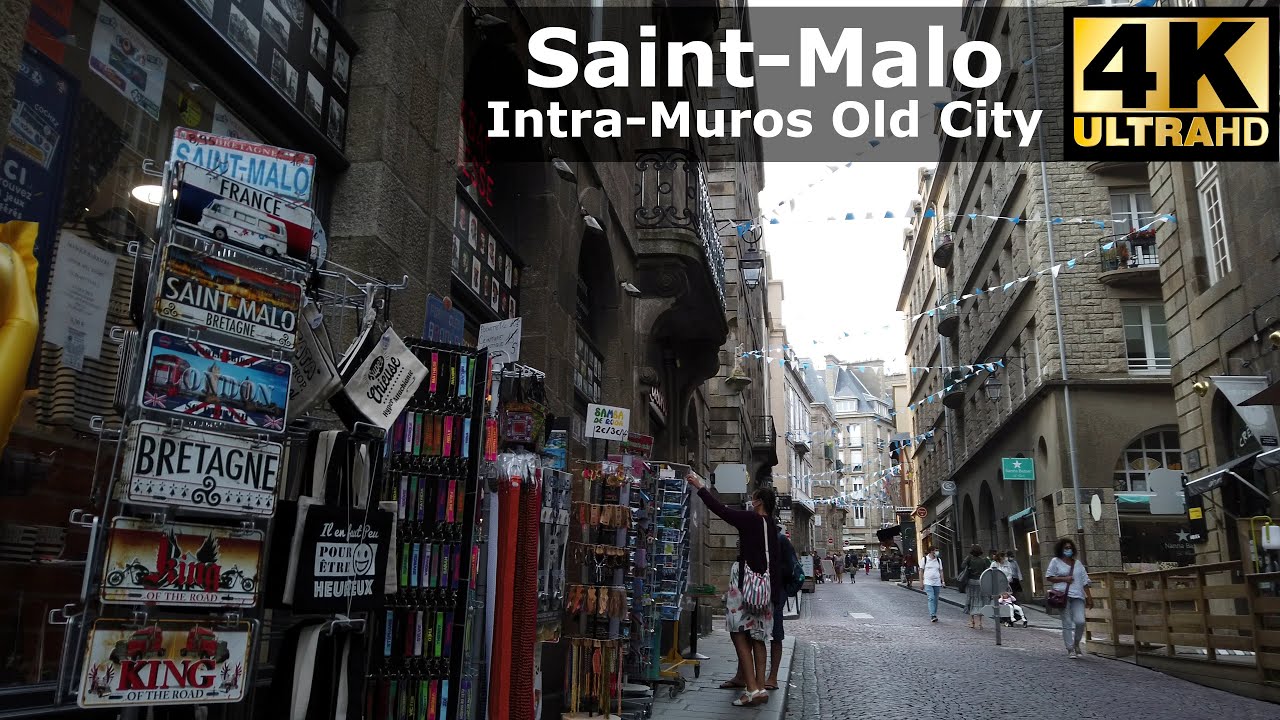 🇫🇷 Saint-Malo: Intra-Muros Old City / 4K
