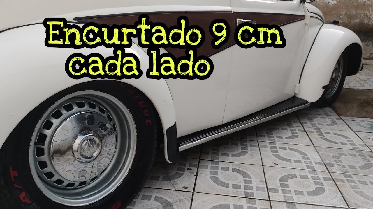 Encurtei + 5 cm o quadro do zitinha, totalizando 9cm cada lado 😱