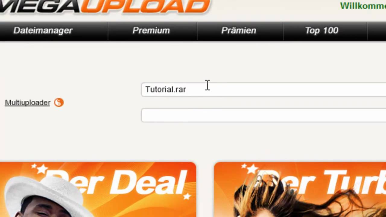 Windows Tutorial Spezial Edition | Megaupload How To : Ordner Upload | byPHG