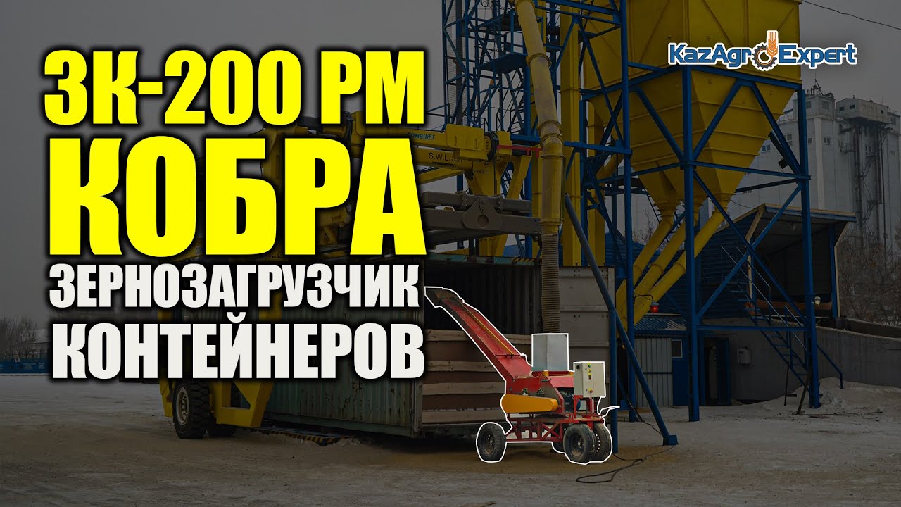 Обзор на ЗК-200 РМ/ЗЕРНОЗАГРУЗЧИК КОНТЕЙНЕРОВ #казагроэксперт #viral #shorts