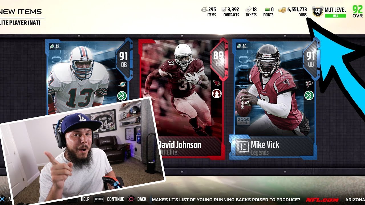 9 LEGEND EXCHANGE PACKS! GAUNTLET REWARDS (CHAOS) | MADDEN 18 PACK OPENING