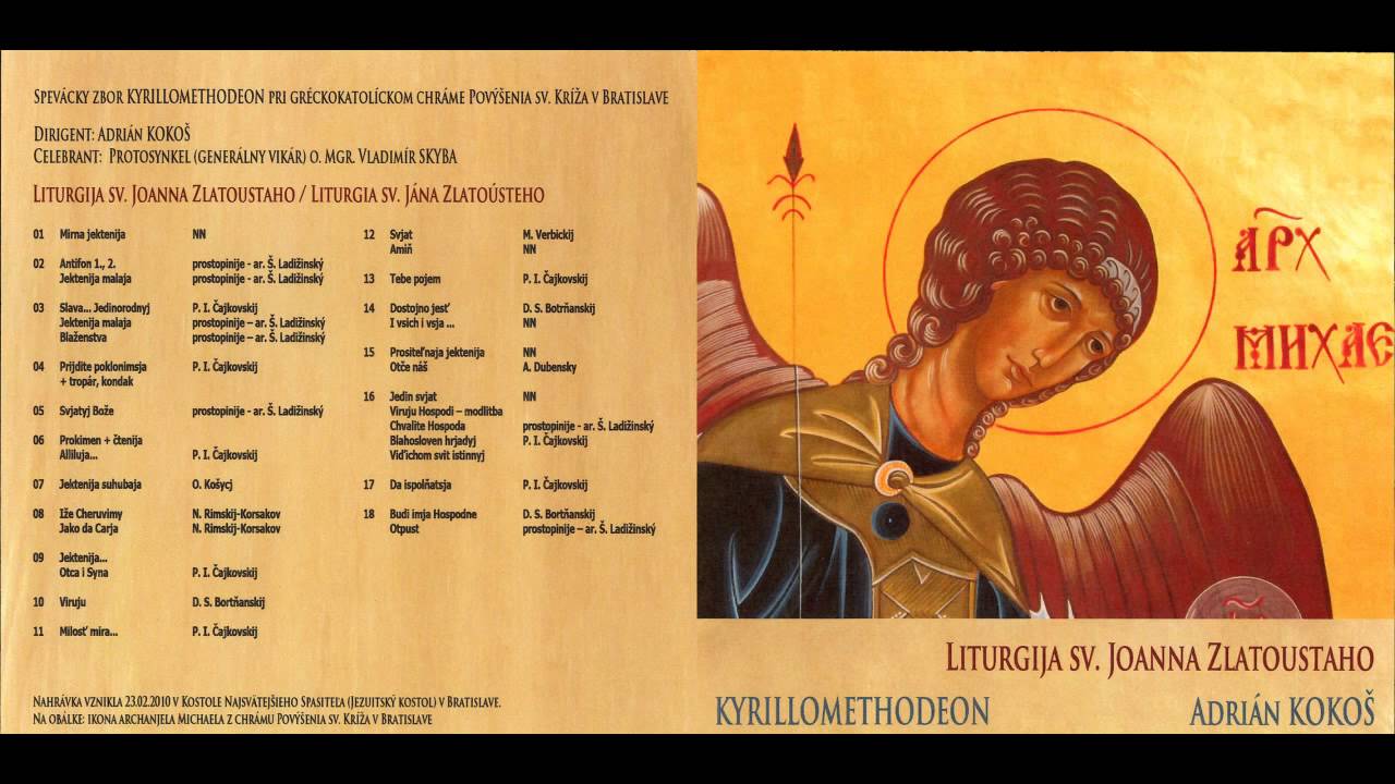Kyrillomethodeon - Liturgija sv. Joanna Zlatoustaho