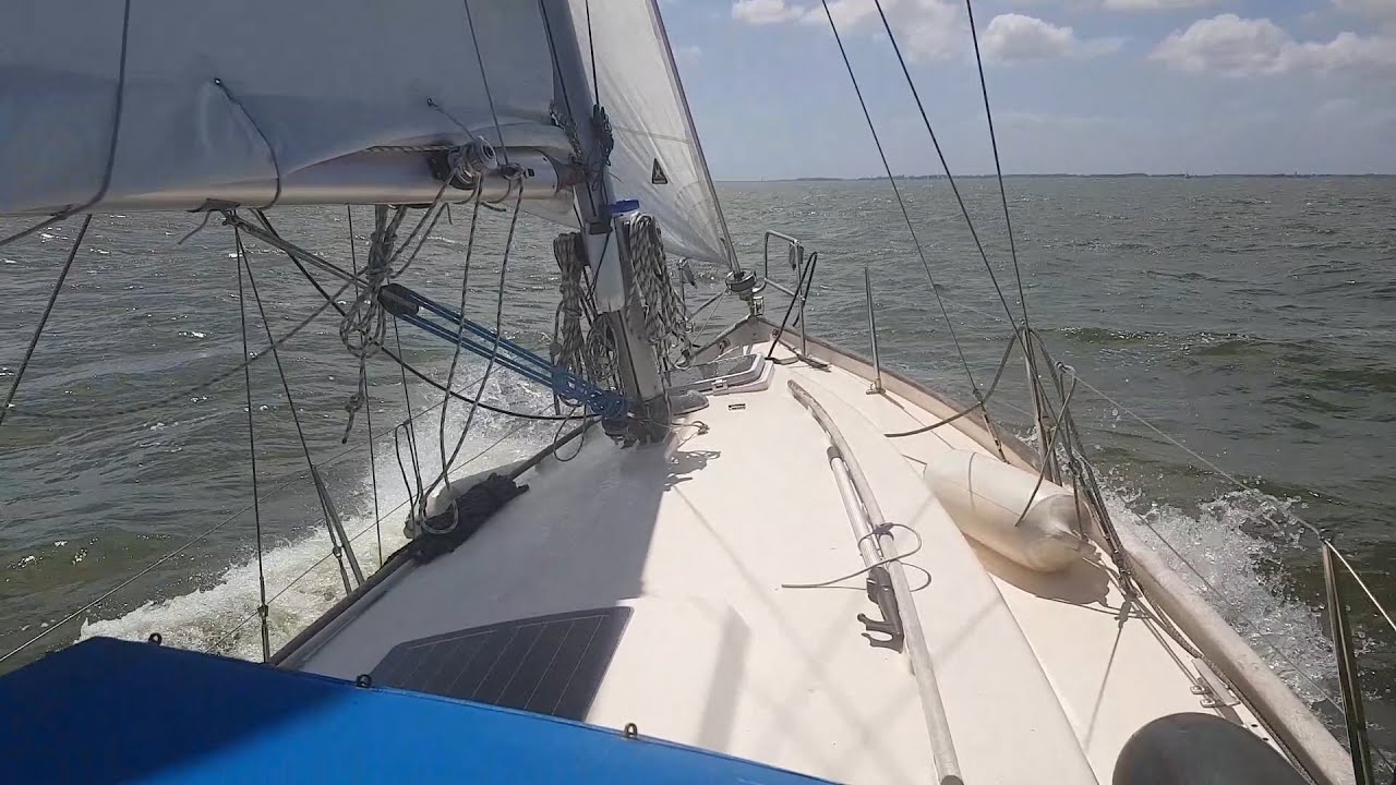 Sailing adventure on the Ijsselmeer in the Netherlands