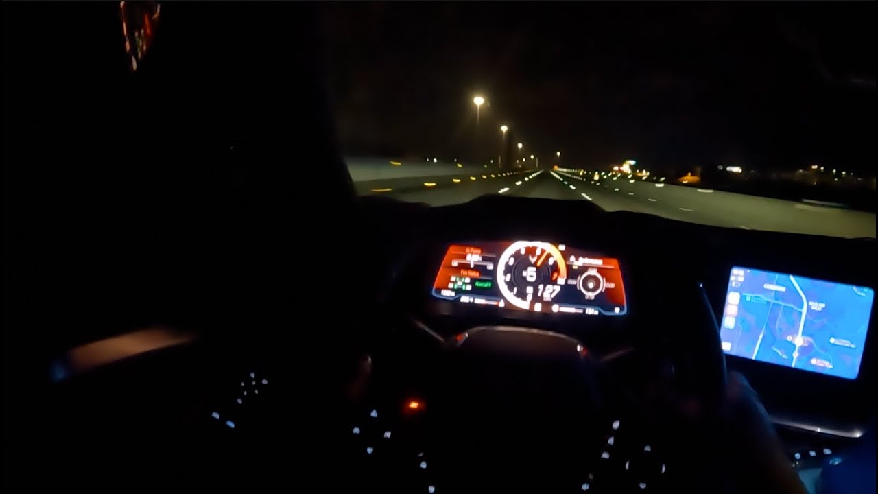 LATE NIGHT C8 CORVETTE DRIVE POV