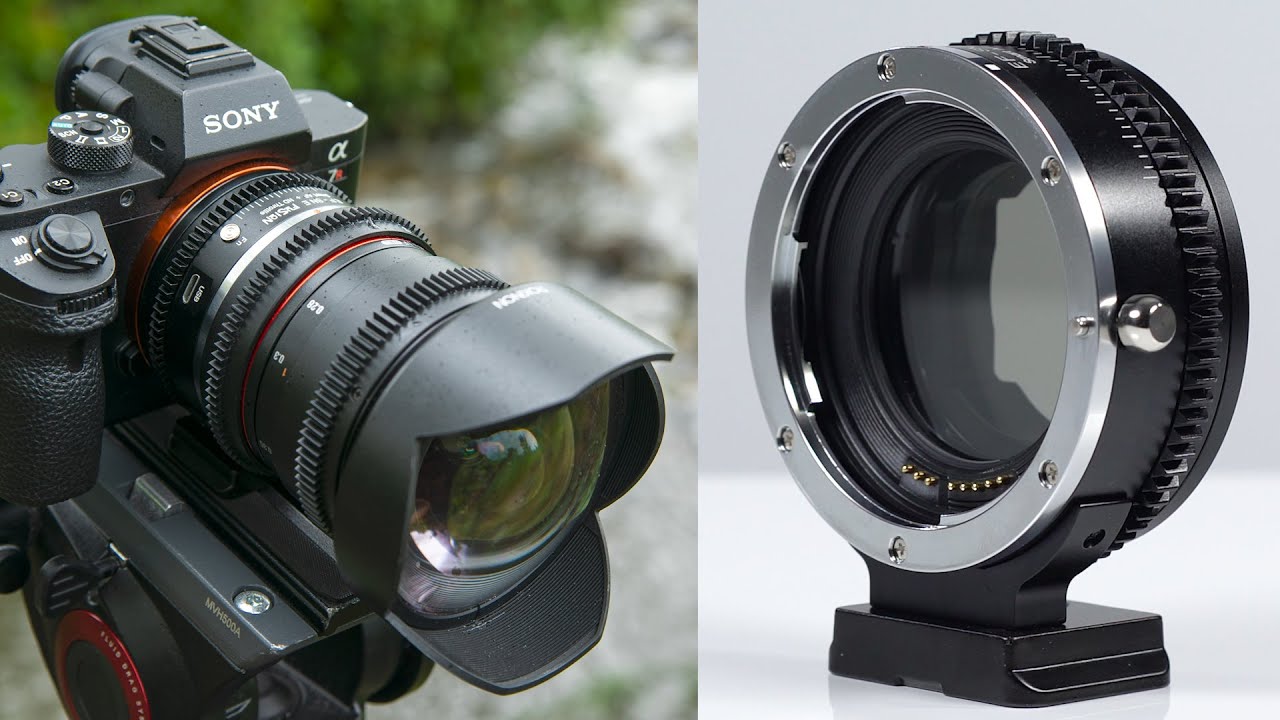 Canon to Sony Auto Focus Adapter with Variable ND Filter!