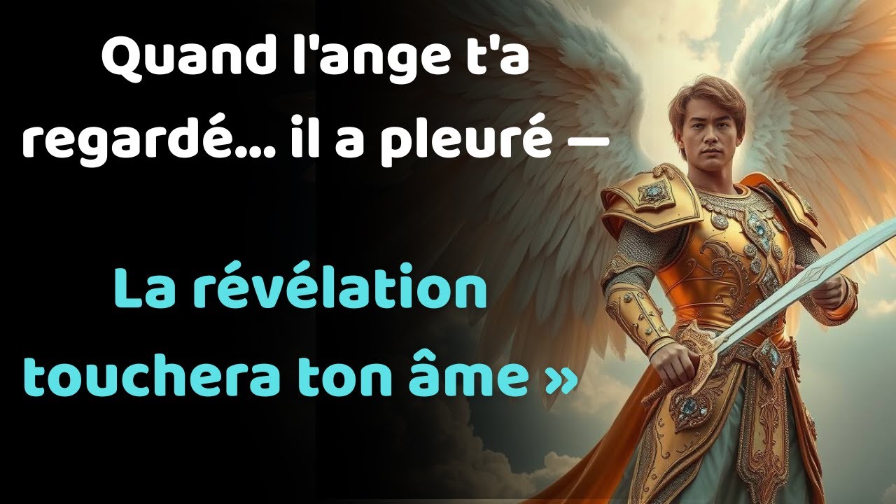 « Quand l'ange t'a regardé... il a pleuré — La révélation touchera ton âme »