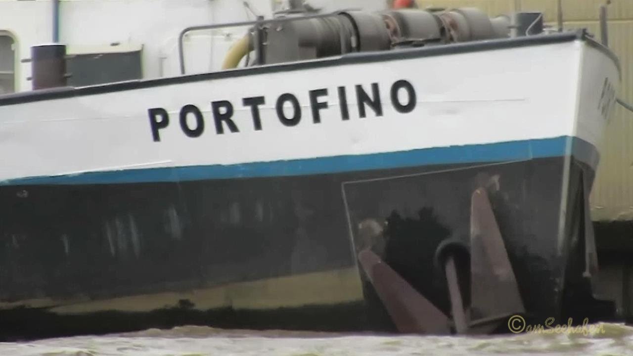 GMS PORTOFINO PC2150 MMSI 244660806 Emden riverbarge inland cargo ship Binnenschiff