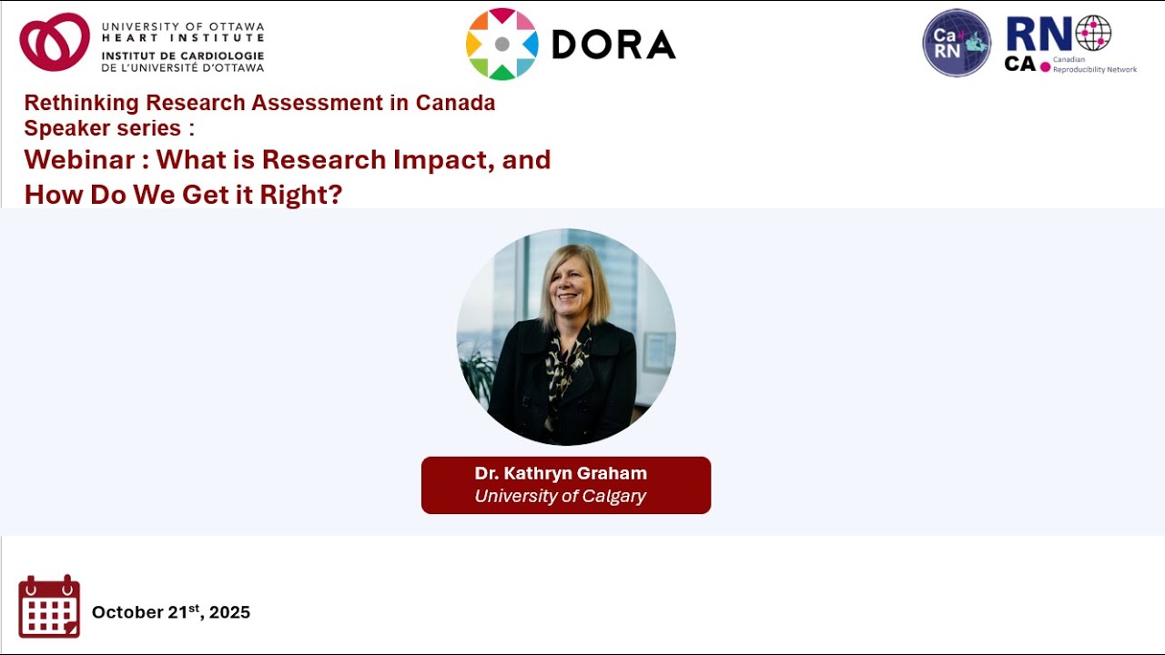 What is Research Impact and How Do We Get it Right : Webinar Recording