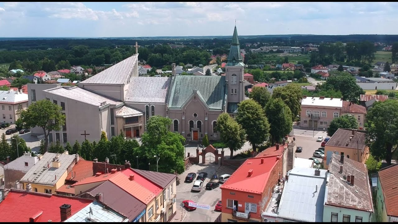 Lubaczow z lotu paka 2018 dron