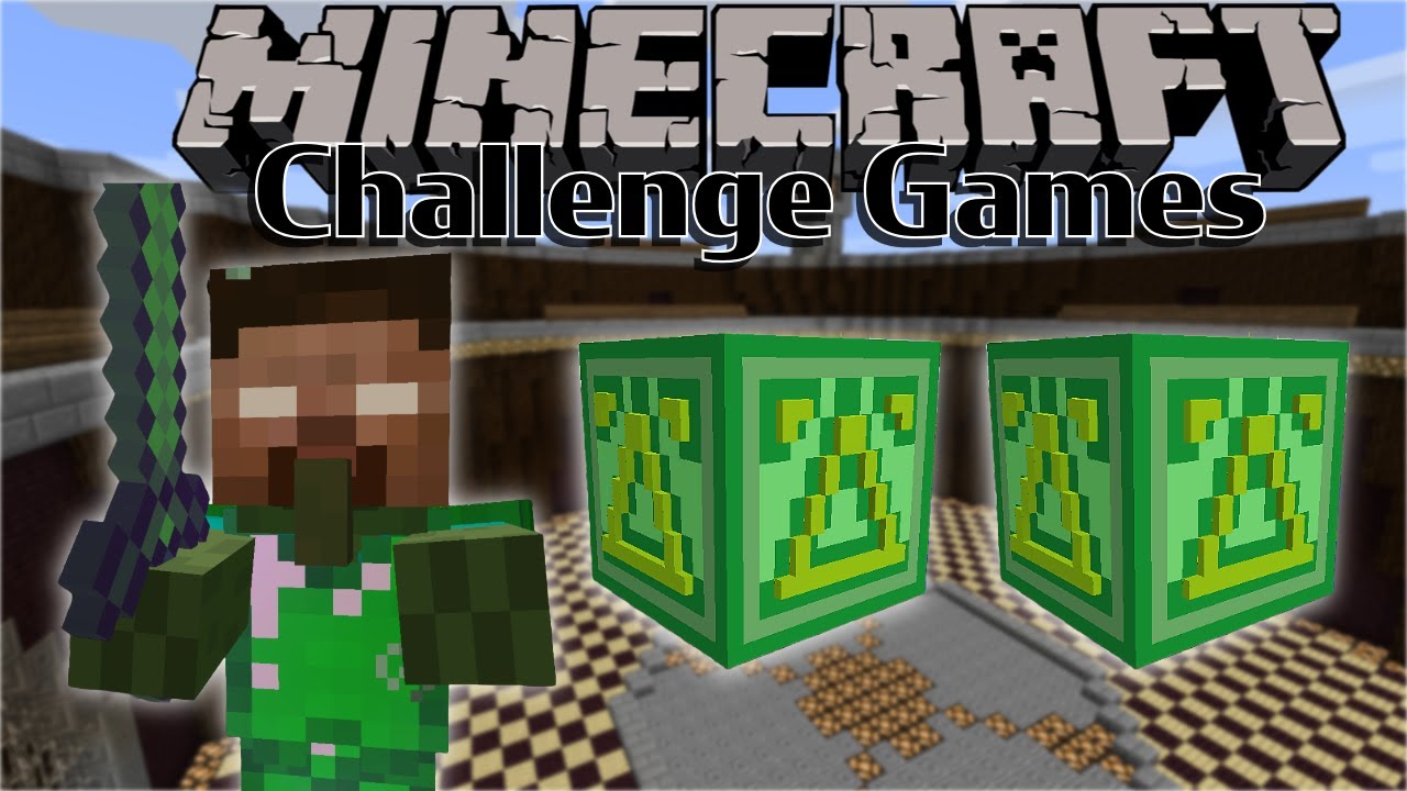 Delta Herobrine Minecraft Challenge Games - Lucky Block Mini Game