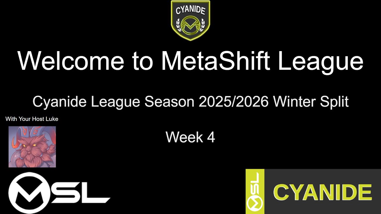 MetaShift Cyanide League Podcast - Week 4 Episode: Flying Solo