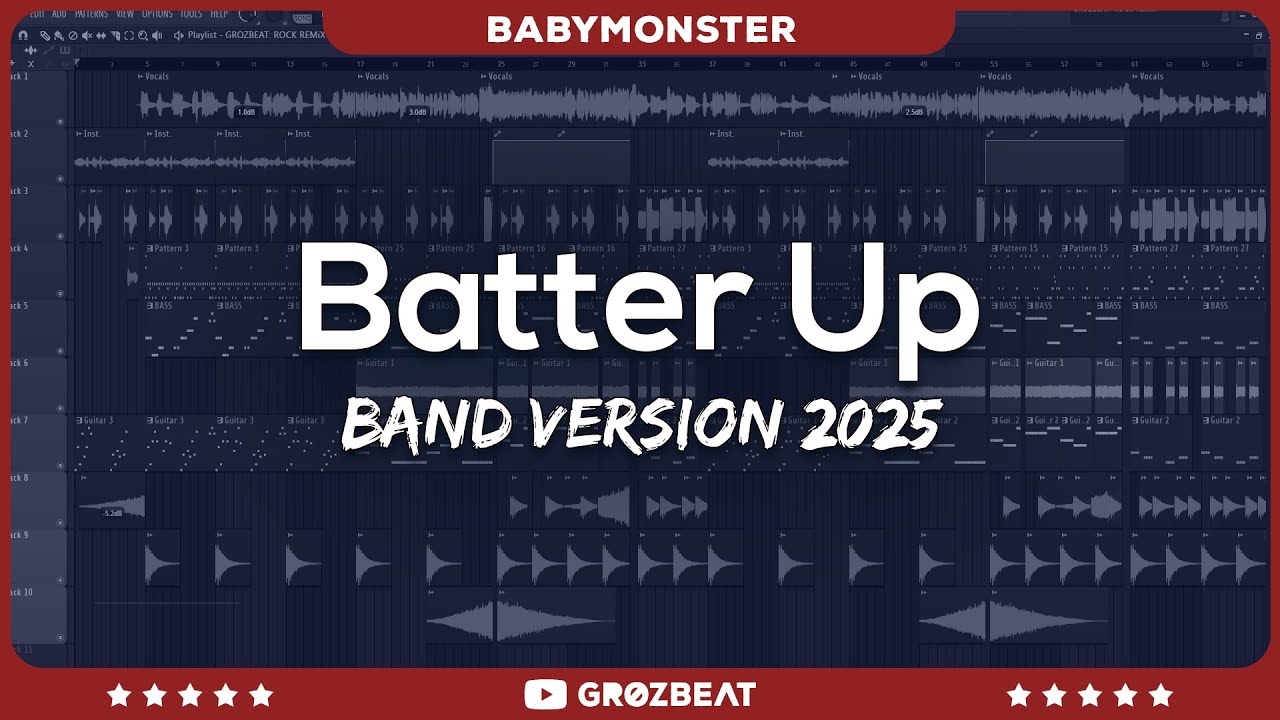 BABYMONSTER - BATTER UP (Band Ver.) // LIVE STUDIO VERSION