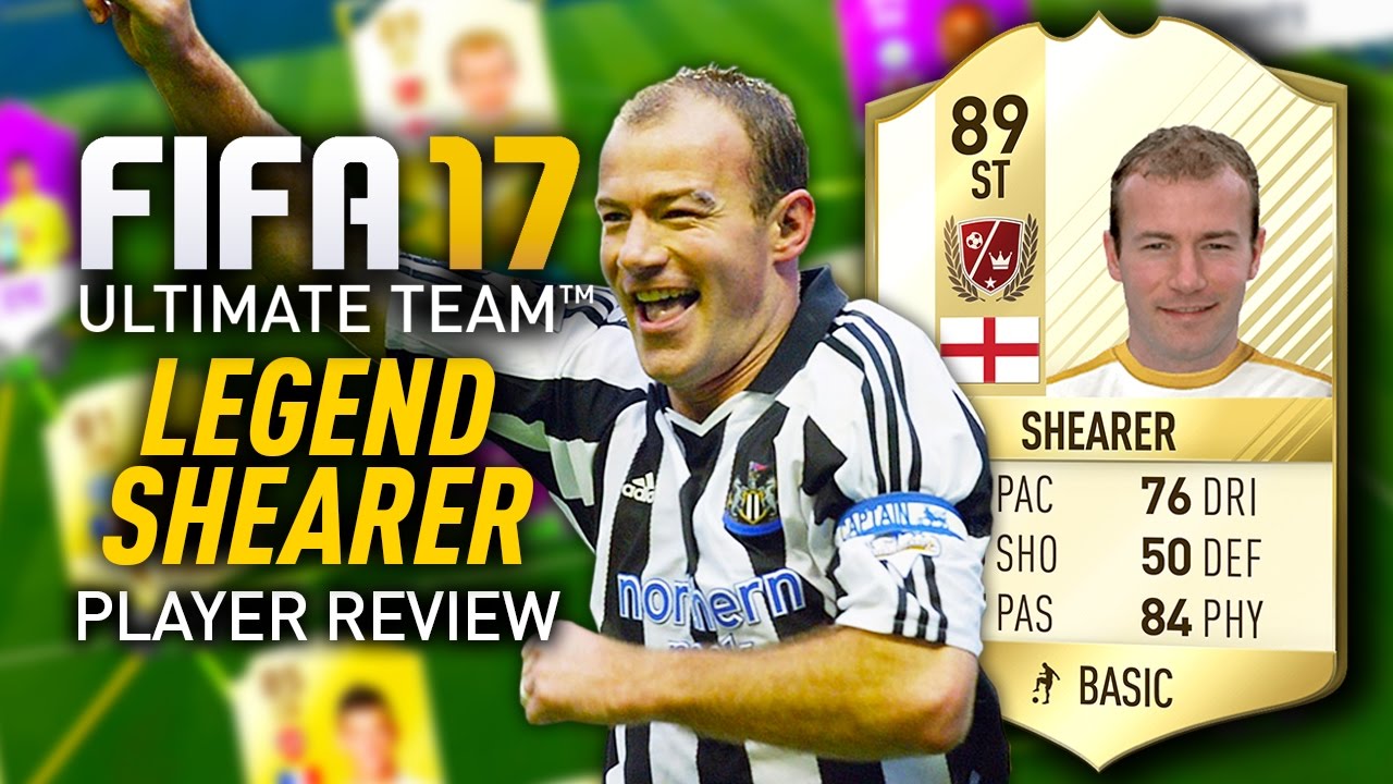 FIFA 17 LEGEND ALAN SHEARER (89) PLAYER REVIEW! FIFA 17 ULTIMATE TEAM!