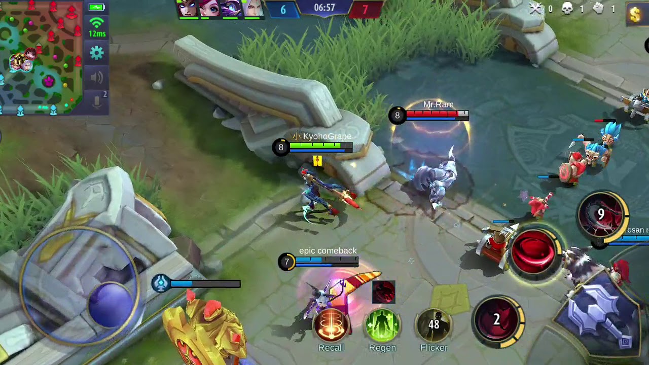 Mobile Legends Ruby Lady Zombie Gameplay