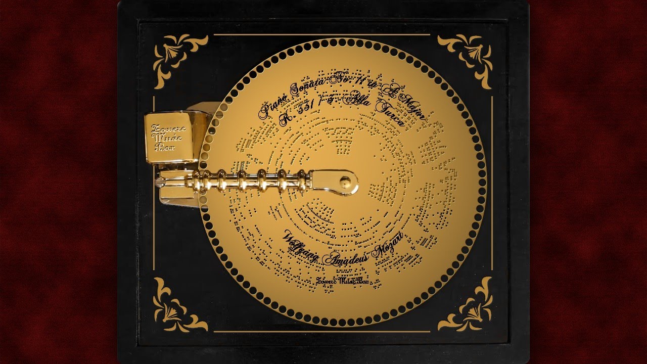 Mozart: Piano Sonata No. 11 in A Major, K. 331: III. Alla Turca (Music Box Video)