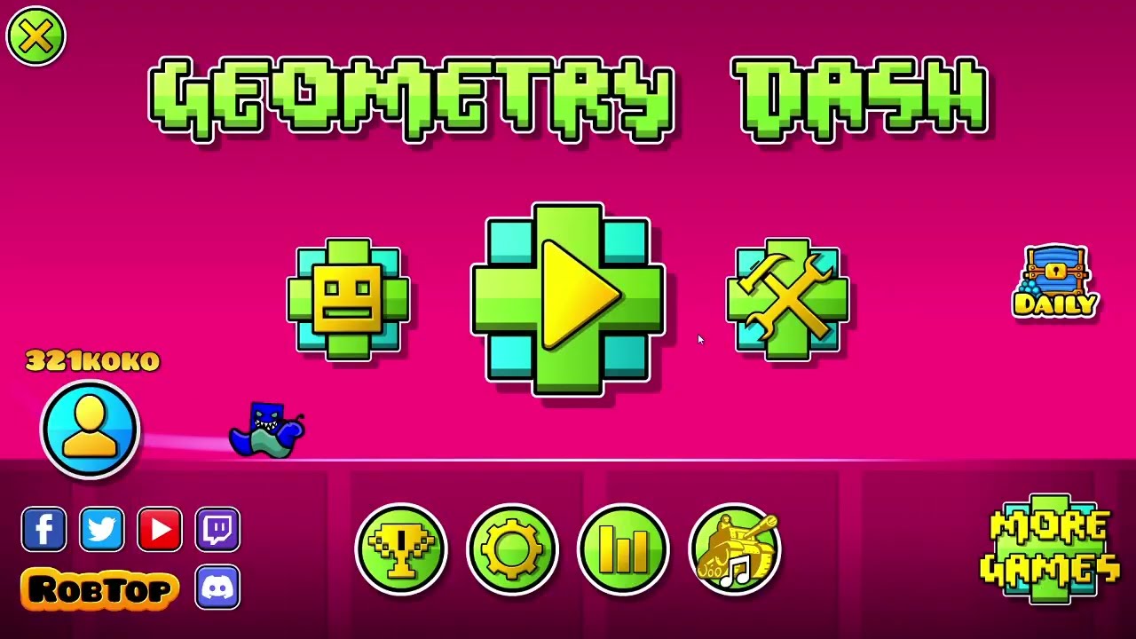 Gramy w GEOMETRY DASH i pokonałem Platinum Adventure!!!