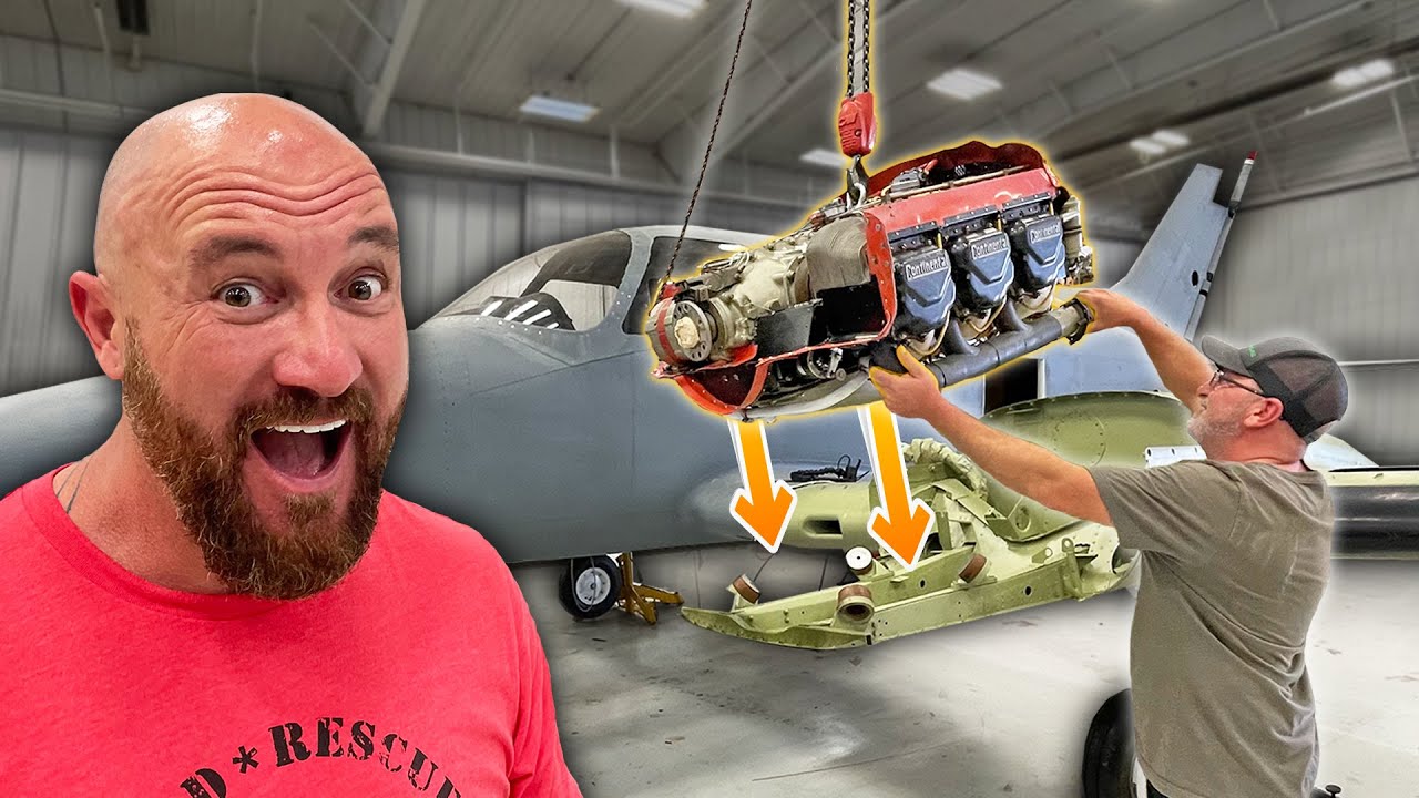 The Free Abandoned Airplane Gets NEW Engines Installed