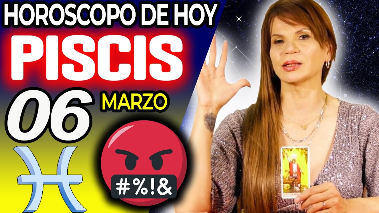 PISCIS ♓VIENE ALGO FUERTE🤬QUE PASA POCAS VECES❗️😱 Horóscopo De Hoy 6 De Marzo 2026 | Mhoni Vidente