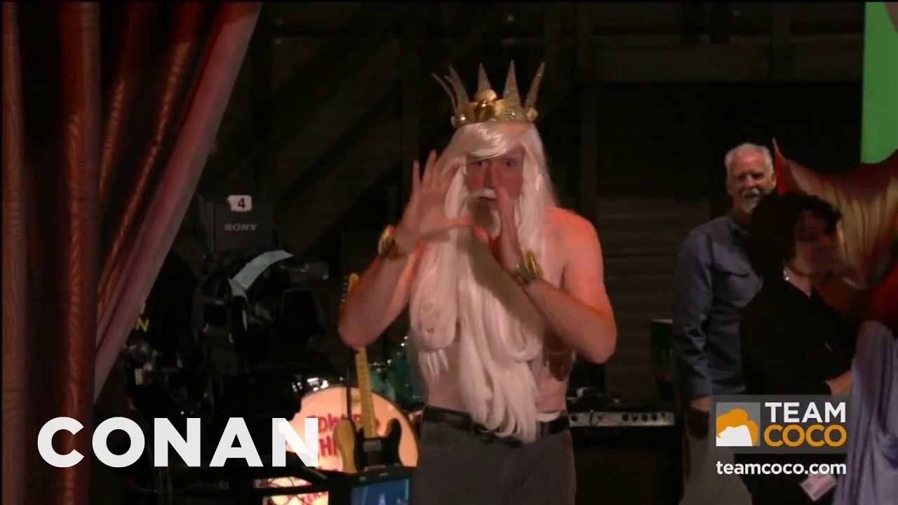 Rehearsal Outtakes: Poseidon Sings A Tune! | CONAN on TBS