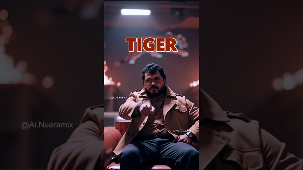 Tiger is back #tiger #prabhakar #tigerprabhakar #kannada #ai #midjourney #karnataka #aiart #klingai