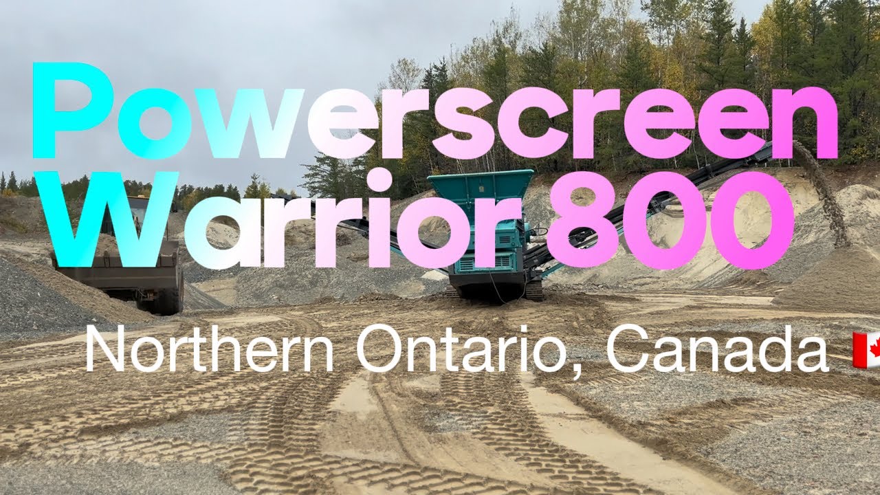 Watch the Powerscreen Warrior 800 Doing its Thing on Thanksgiving Day #review #demonstration #turkey