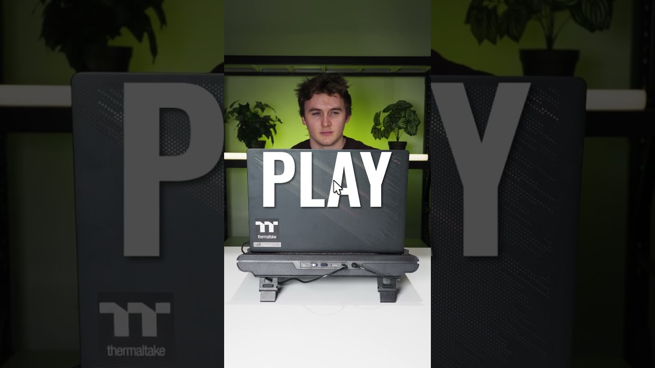 Laptop gaming is as easy as Place, Plug, Play! with the Thermaltake Massive EXTREME notebook cooler!