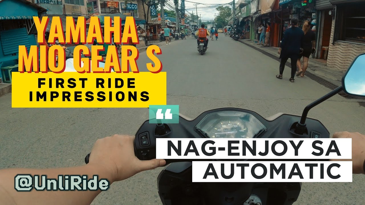 Yamaha Mio Gear S: First Impressions - My first time on an automatic motorcycle coming from manual