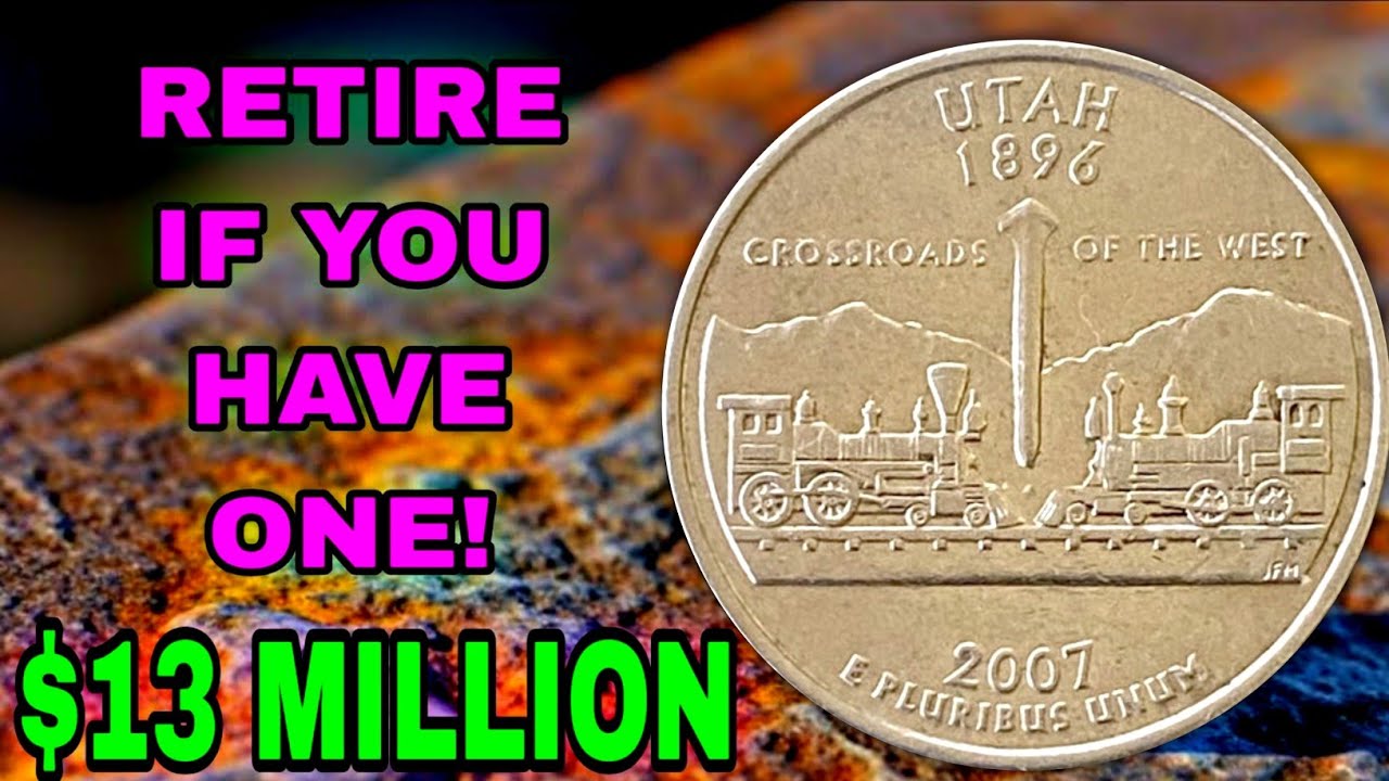 25-центовая монета штата Юта 2007 года стоит 13 миллионов долларов?! | Стоимость редкой монеты и ...