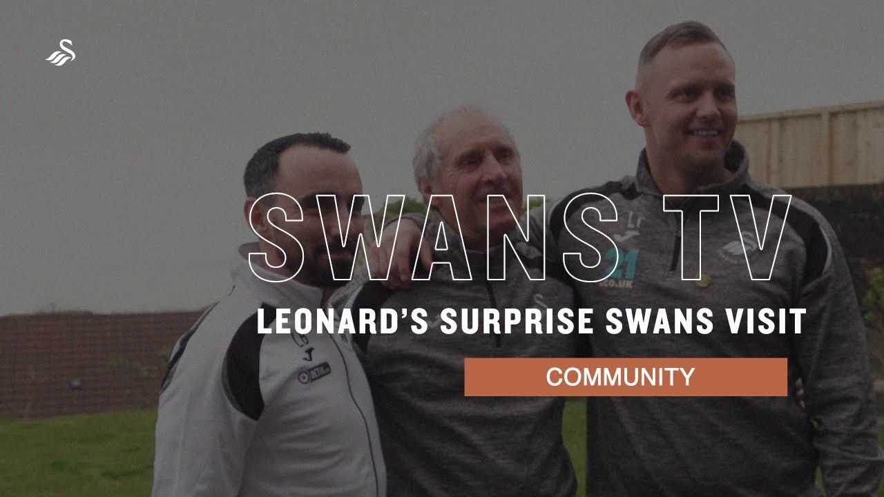 Leonard's Surprise Swans Visit