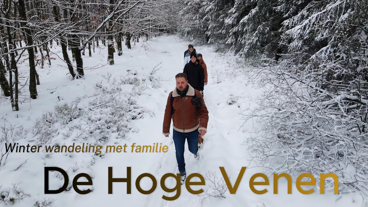 Winter in de Hoge Venen ❄️ | Sneeuw, Stilte & Dronebeelden | Gezinsvlog