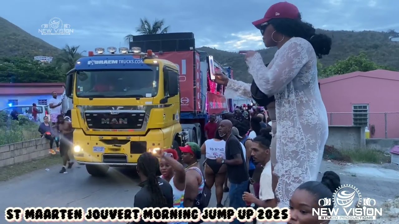 St Maarten Jouvert Morning Jump Up 2025||NewVisionStudio||