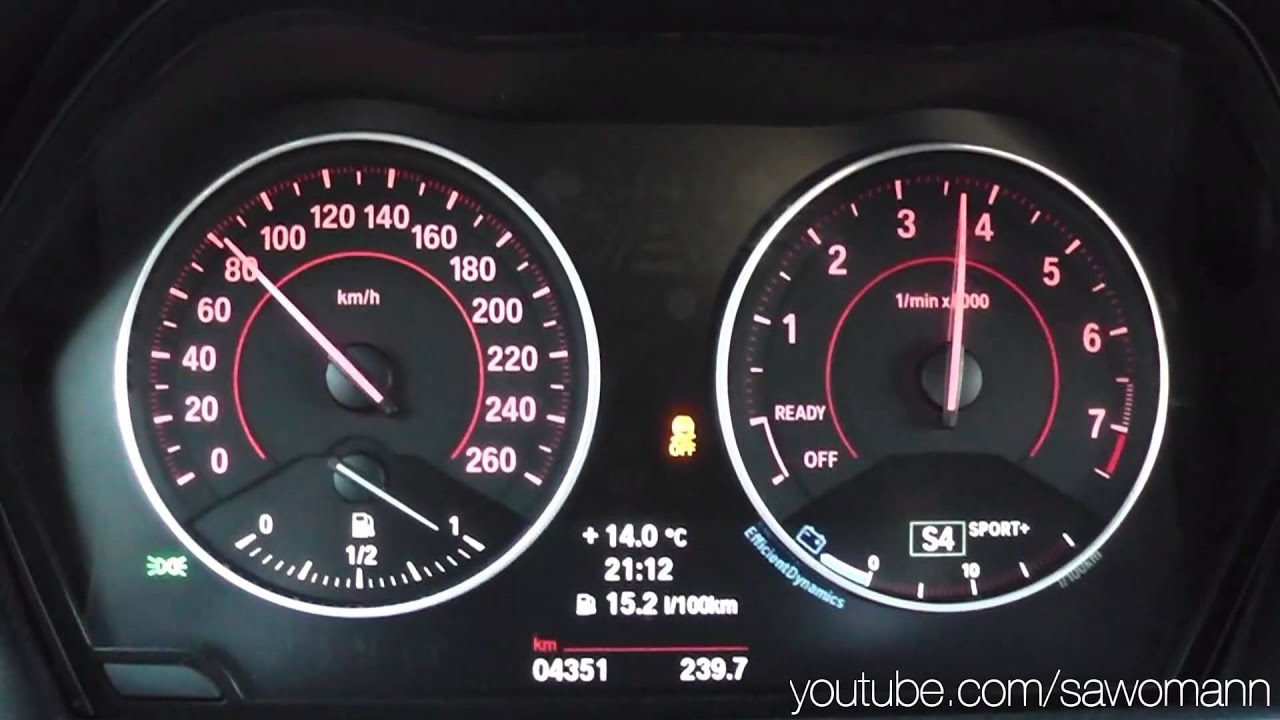 2013 BMW M135i xDrive 320 HP 0-100 km/h, 0-100 mph & 0-200 km/h Acceleration