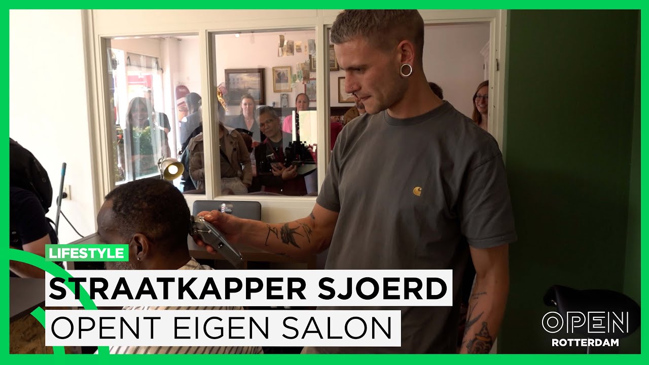 Straatkapper Sjoerd opent gratis kapsalon bij Humanitas | LIFESTYLE