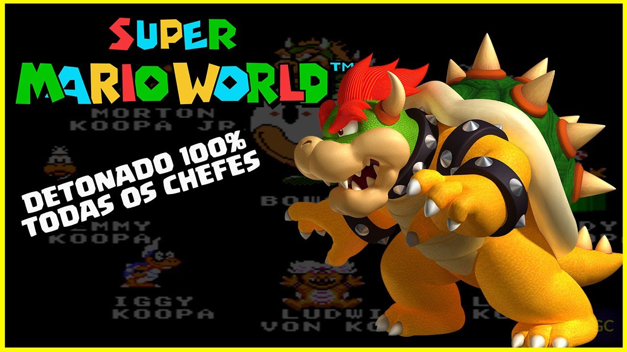 Todos os Chefes de Super Mario World