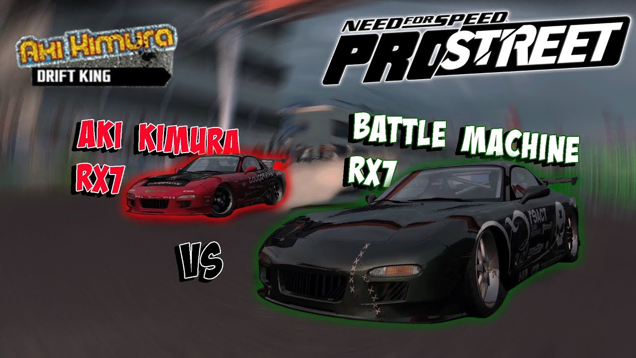 NFS ProStreet | Battle Machine RX7 побеждает Аки Кимуру, короля дрифта