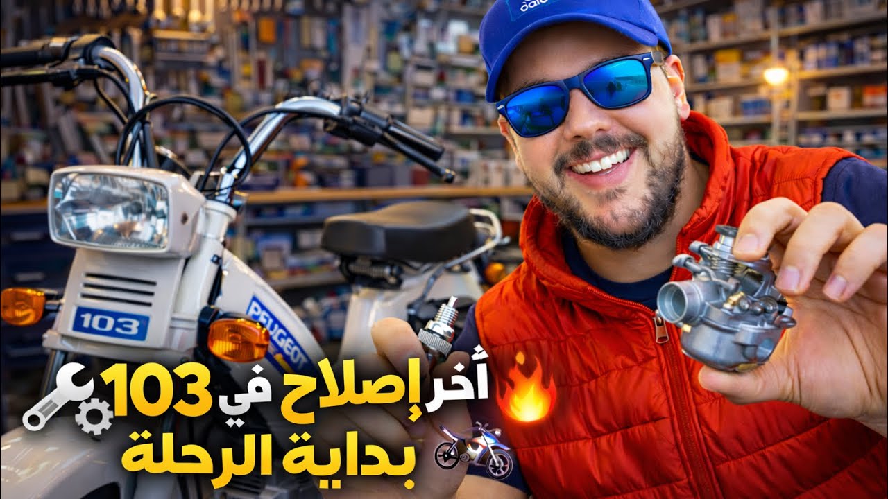 🔥 علاش درت هاد الإصلاح فـ 103؟ النتيجة غير متوقعة! 😱🏍️#motorcycle 