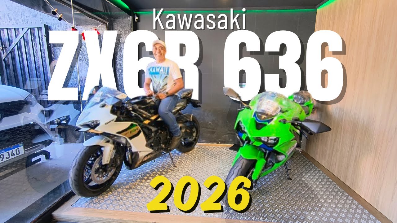 Nova KAWASAKI ZX6R 636 2026 | O que mudou nela?