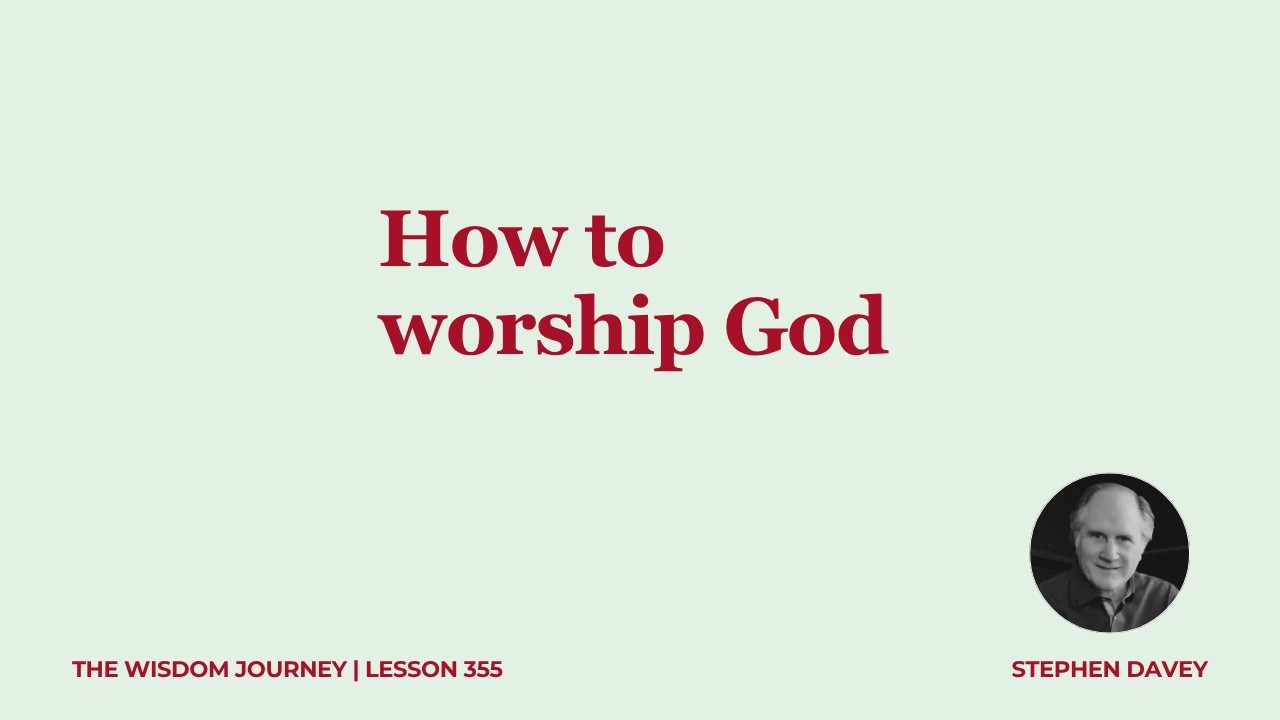 Lesson 355: The Danger of Religious Rituals (Malachi 1:1-2:9)