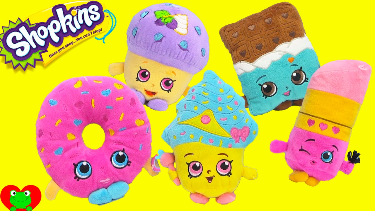 *New* Shopkins Plushies with Limited Edition Cupcake Queen and More