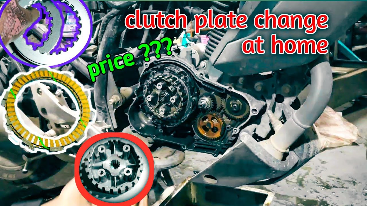 how to clutch plate change at home || YAMAHA FZ VERSION 3.O || @YAMAHA_GURU_14