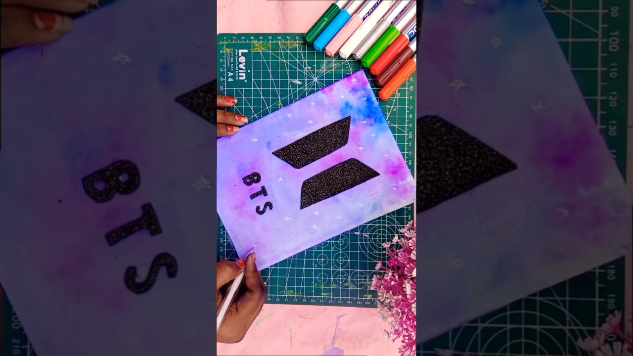 DIY BTS Diary | Handmade BTS💜 Shaker Diary 🌟