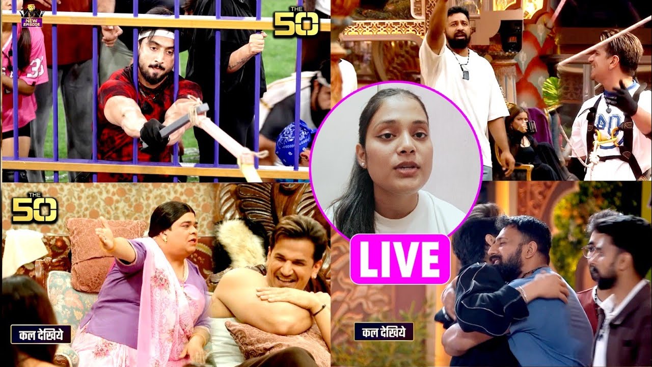 The 50 Update: Prince Hua Nominate, Divya & Shiny Ko Mila Exit Order, Faisu Hua Rajat Se Hurt | LIVE