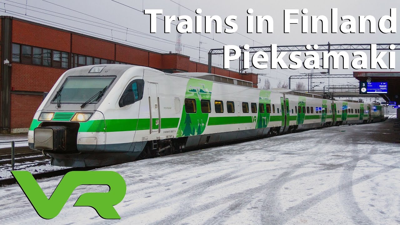 Trains in Finland | Pieksämäki rautatieasema | VR Finnish Railways | 05-12-2020