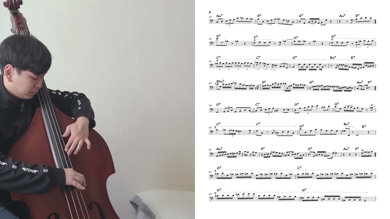 Christian Mcbride - Frankie And Johnny (G Blues) Solo Transcription