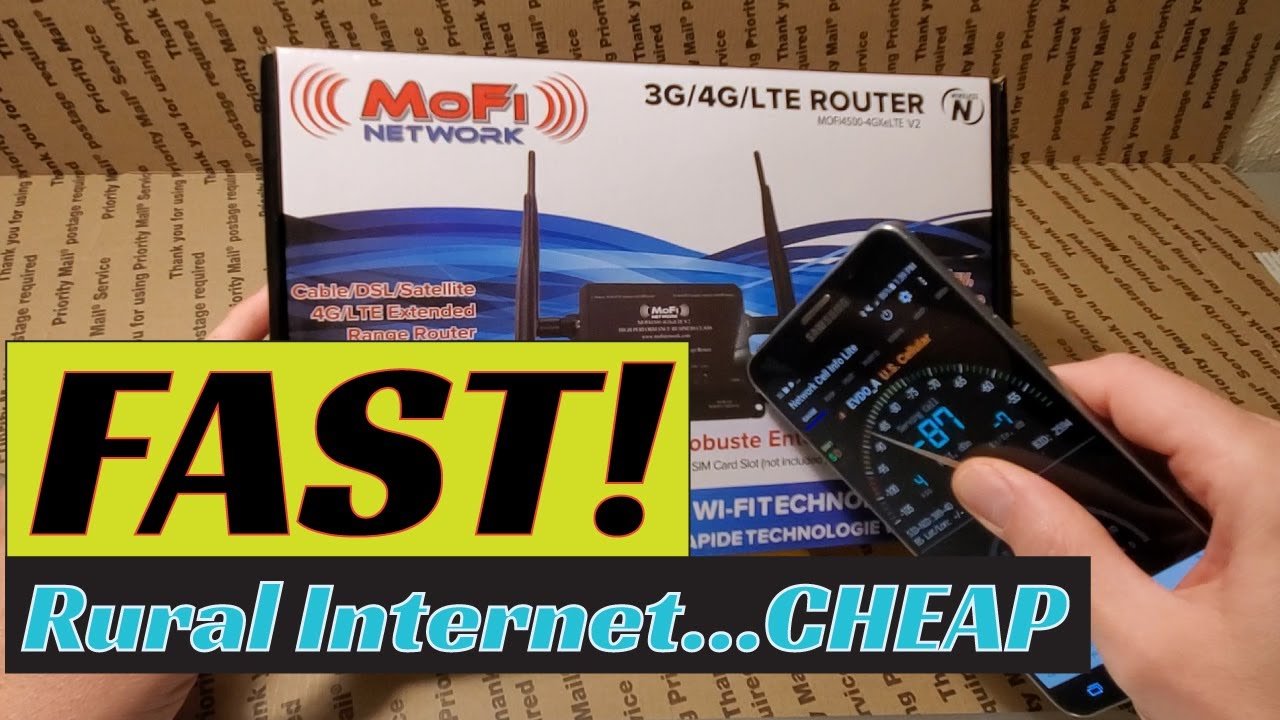 😱 FAST Rural Internet via the MoFi 4500 4G LTE Router 😭 AT&T HAS CANCELLED THE $35 TABLET PLAN!