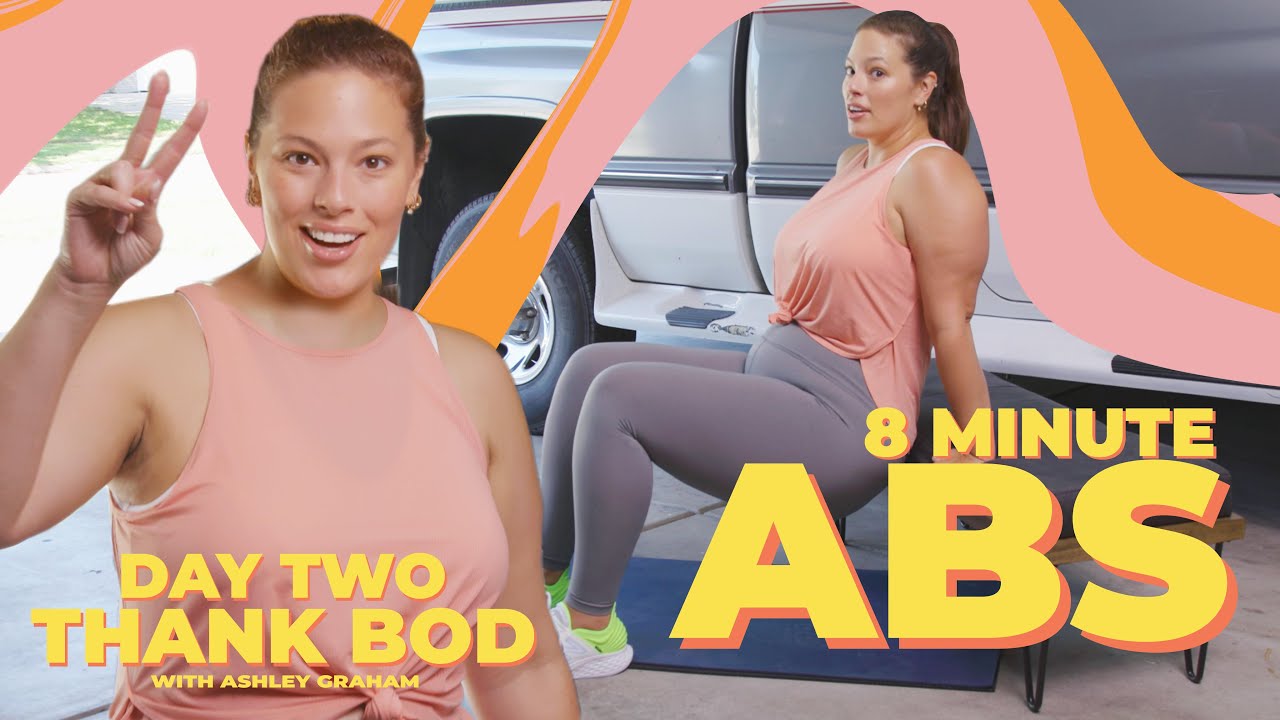 Thank Bod Workout Challenge With Ashley Graham | Day 2 Abs to the Max